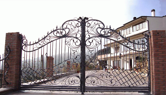 内蒙古锻造铁艺大门厂家