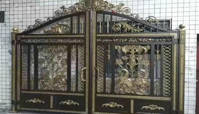 内蒙古锻造铁艺大门