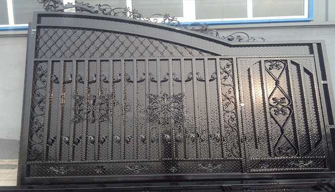 内蒙古锻造铁艺大门制作