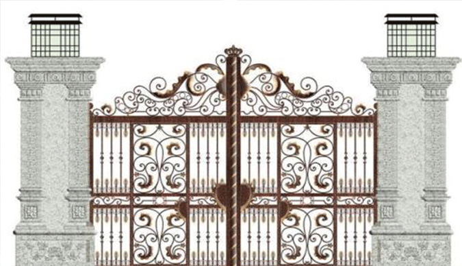 锻造铁艺大门 锻造铁艺大门