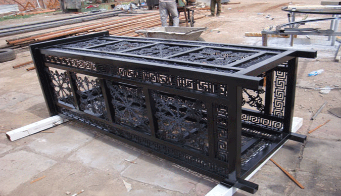 包头铁艺门楼厂家 包头铁艺门楼厂家