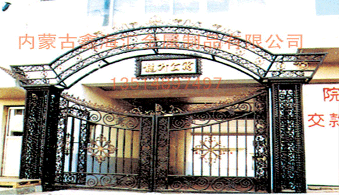 内蒙古铁艺门楼 内蒙古铁艺门楼