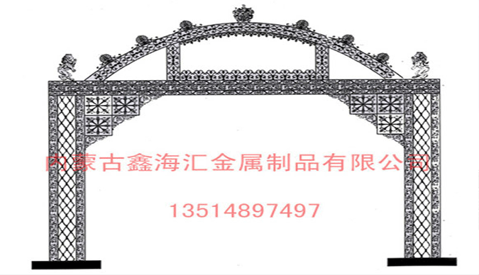 包头铁艺门楼 包头铁艺门楼